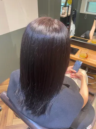 ロング カラー 髪質改善ヘアエステ AInoa RUANA 青山所属・✨️髪質改善 ミヤケのヘアスタイル