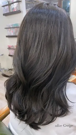 セミロング ウルフカット/ボブ りなのヘアスタイル