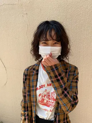 ミディアム パーマ お任せヘア☘️☘️ 及川渚のヘアスタイル