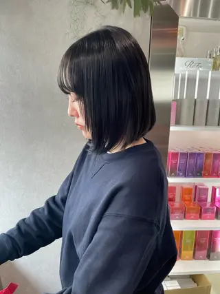 ミディアム カラー ナチュラル透明感🌱 小山美樹子のヘアスタイル