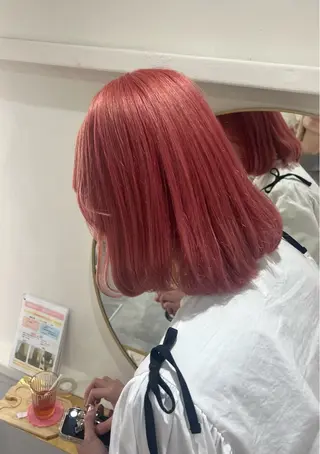 ミディアム カラー Risa🐈⬛/ グレージュ/透明感のヘアスタイル