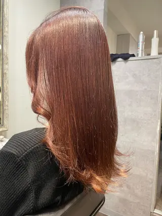 セミロング 骨格矯正カット ショート　谷昂将のヘアスタイル