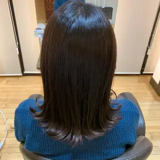 ミディアム 透明感カラー/ 岡田澪香のヘアスタイル