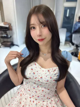 ロング 韓国ヘア🫧髪質改善 🫧あかねのヘアスタイル