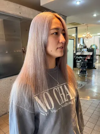 ロング カラー 只野 真衣のヘアスタイル