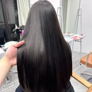 ロング カラー ヘアアレンジ ブリーチなしカラー /ベージュ/安形翔のヘアスタイル