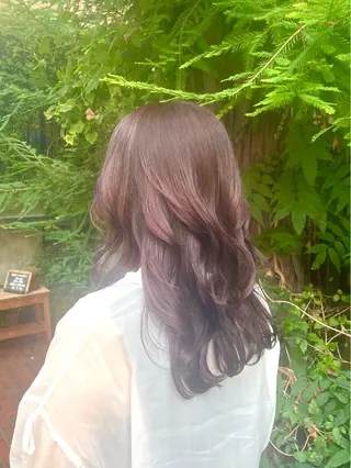 セミロング カラー miu /のヘアスタイル