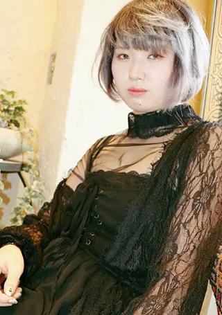 カラー ショート LAMP HAIR  ランプヘアー所属・徳永 博志のヘアスタイル