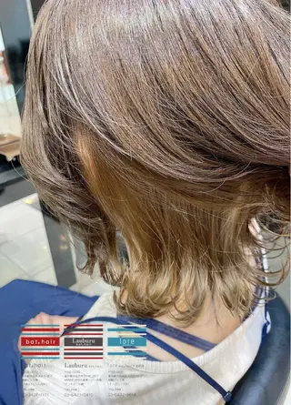 ショート カラー パーマ ヘアアレンジ メンズ キッズ ネイル マツエク・マツパ Lauburu渋谷 officialのヘアスタイル