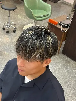 ミディアム パーマ CuMARi所属・歴7年🔥メンズ専門 100％満足させますのヘアスタイル