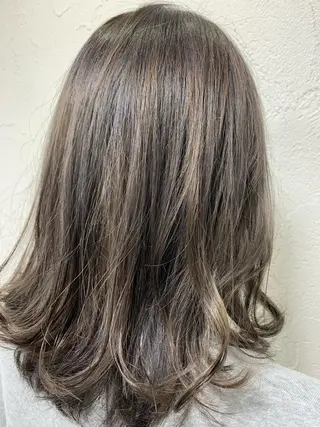 ミディアム カラー 髪質改善カラー🦋 田村のヘアスタイル