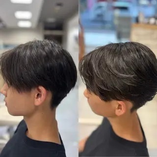 ショート パーマ メンズ メンズ特化韓国風 パーマスタイル/りんのヘアスタイル