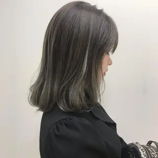 セミロング カラー 🎈馬場佑馬/ スパイラルパーマ🎈のヘアスタイル