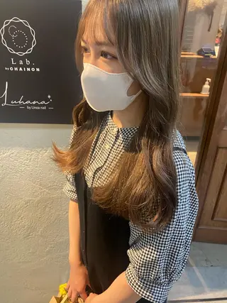 ロング 似合わせレイヤーカッ ト🩶瀧本美咲のヘアスタイル