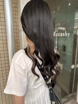 ロング カラー 🧸プルエクステ❤︎ ネイルKAO🧸のヘアスタイル