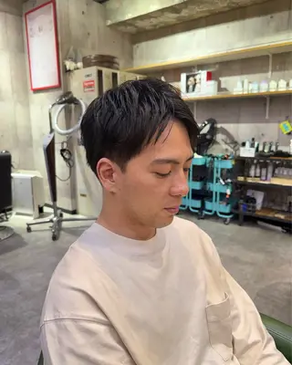 メンズ 艶ベージュカラー naoki.のヘアスタイル