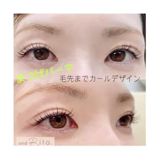 マツエク・マツパ and Rita 蒲生店所属・andRita蒲生店 kanouのマツエク・マツパデザイン