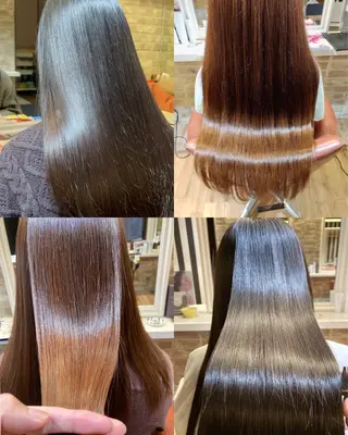 ロング マエダ マサシのヘアスタイル