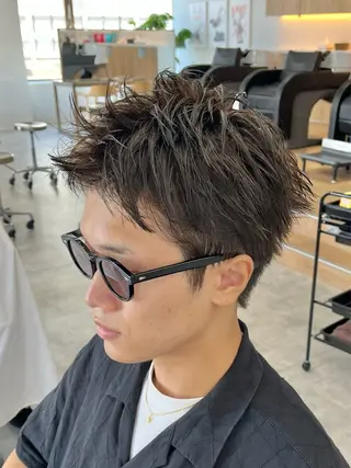 ショート メンズ 新潟メンズパーマ 新潟駅/小田拓実のヘアスタイル