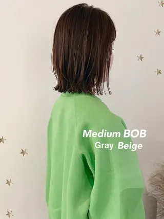 ミディアム カラー salon AKIRA所属・市川 千夏のヘアスタイル