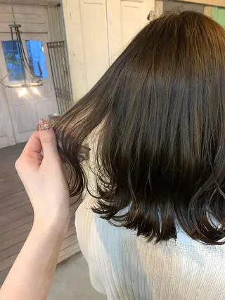 ミディアム カラー kimika🥑 メンズ/髪質改善のヘアスタイル