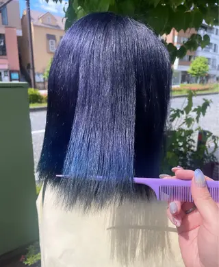 セミロング カラー 💞暖色カラー 💞risaのヘアスタイル