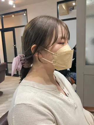 セミロング カラー 顔まわり職人🇰🇷 韓国ヘア/KAITOのヘアスタイル