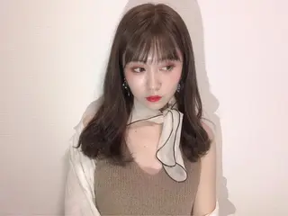 ロング カラー ⛄️冬の透明感 カラー⛄️大西のヘアスタイル