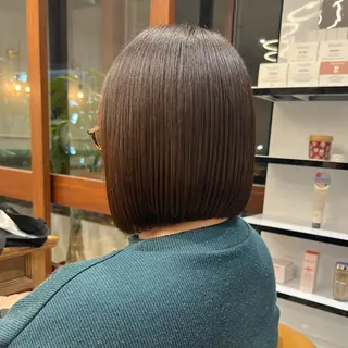 ミディアム 🩶sayumi🩶 ボブ/美髪矯正/柏のヘアスタイル
