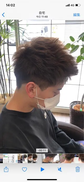 ショート カラー メンズ 万都里 MATSURIのヘアスタイル