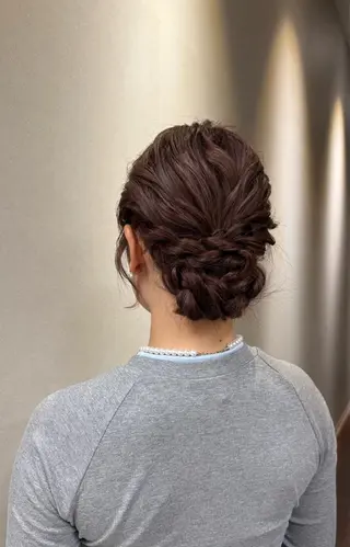 ロング カラー ヘアアレンジ Daisy🎀天神・ 大名サロン🎀Rioのヘアスタイル