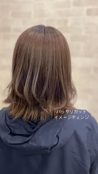 ミディアム カラー Well's TAIGAのヘアスタイル