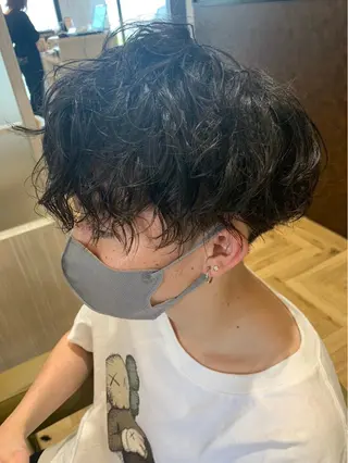 メンズ 深井 さやのヘアスタイル