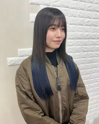 ロング カラー ビューティー　クララ所属・🌈miu miu hair✂️💕のヘアスタイル