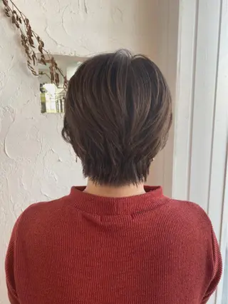 ショート カラー パーマ ヘアアレンジ メンズ ネイル 美容室 ソンリエのヘアスタイル