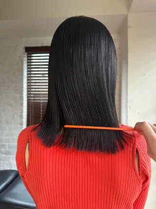 ミディアム カラー ❤️アヤカ Wカラー ボブ レイヤー❤️のヘアスタイル