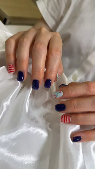 ネイル 栗林 夏鈴のネイルデザイン