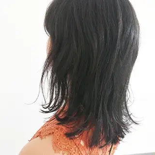 ミディアム yoshi （髙橋）のヘアスタイル