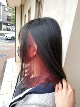 ロング カラー 森 早希絵のヘアスタイル