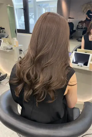 ロング カラー Hiroki 韓国ヘア🇰🇷のヘアスタイル