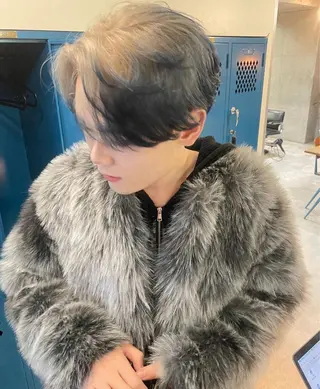 ショート カラー メンズ レイヤーカット/ハイ トーンカラー/きらのヘアスタイル