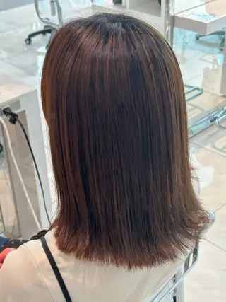 ミディアム 透明感カラーの人🍧 平松秀門のヘアスタイル