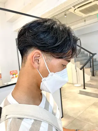 ショート パーマ メンズ 🇰🇷カルマパーマ kaito🇰🇷のヘアスタイル