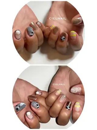 ミディアム cielnail 祇園のネイルデザイン