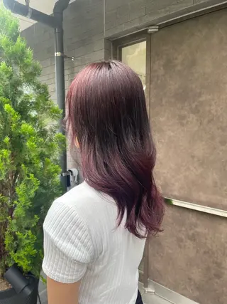 セミロング Mizuki/府中/ 艶感カラー🌀のヘアスタイル