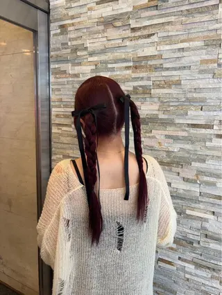 ロング カラー 🤍韓国大人っぽ ベージュMAI🤍のヘアスタイル