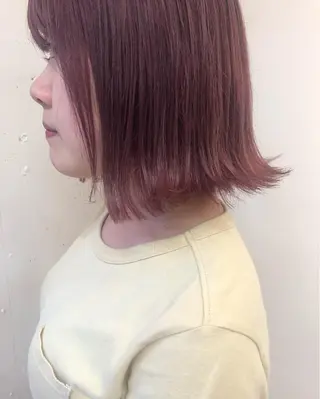 ミディアム レイヤーカット/ 透明感カラーmikuのヘアスタイル