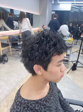 パーマ メンズ 👑メンズパーマ屋 👑/栄/馬場斗生のヘアスタイル