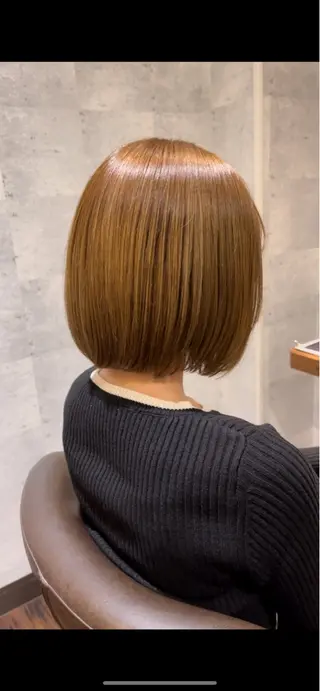 ショート カラー 渡部 翔  髪質改善カラーのヘアスタイル
