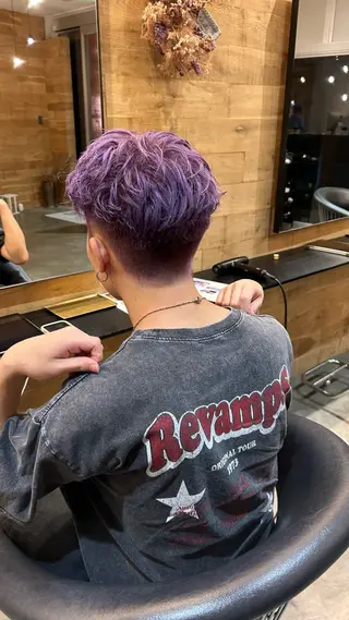 メンズ moeka/札幌/ 透明感カラーのヘアスタイル